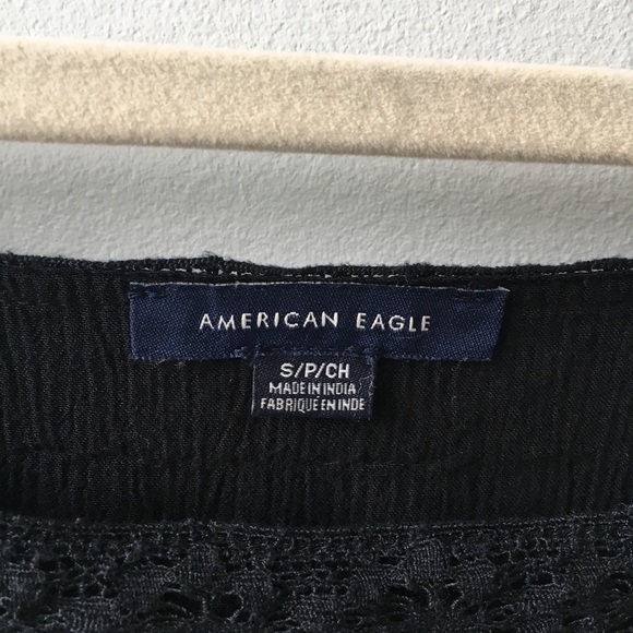American Eagle Ruffle Peasant Top - Picture 4 of 4